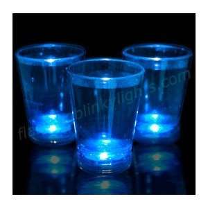  Blue Shot Glass with Blinking LED   SKU NO 11595 BL 
