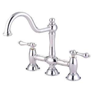   PKS3781AL 8 inch center spread bridge kitchen faucet