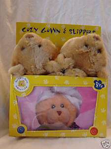 Build A Bear nightgown with matching slippers sz 2 or 4  