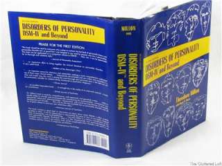 DISORDERS OF PERSONALITY DSM IV & 1996 2nd Edition T Millon ISBN 0 471 