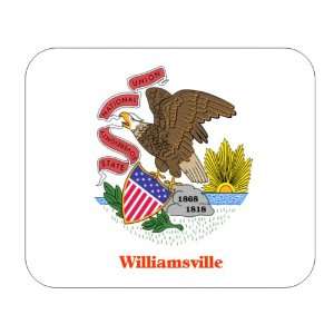  US State Flag   Williamsville, Illinois (IL) Mouse Pad 