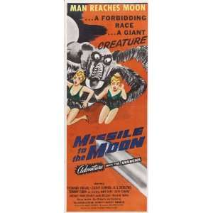  Missile to the Moon Movie Poster (14 x 36 Inches   36cm x 