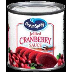 Ocean Spray Jellied Cranberry Sauce   24 Pack  Grocery 
