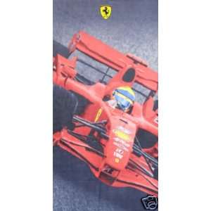 Ferrari F1 Race Beach Towel 