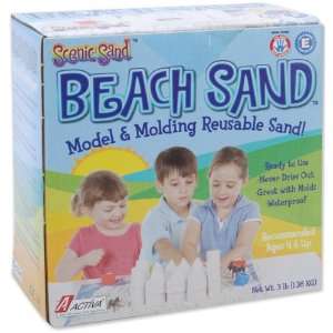  Scenic Sand Beach Sand 3 Pounds White   664230 Patio 
