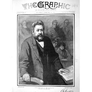  1892 Portrait Rev. C.H. Spurgeon Lance Calkin Fine Art 
