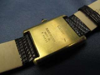 Ladys Vintage Cartier Tank Watch Gold Plated #145  