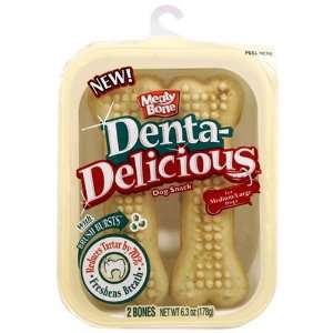 Denta Delicious Large Bone 2 Count Grocery & Gourmet Food