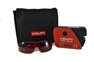 Hilti PML 32 R Self Leveling Line Laser New W/Case & Safety Glasses 