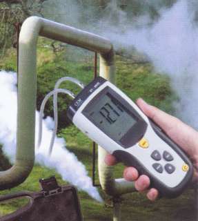 DT 8890 Differential Air Pressure Gauge Manometer Data Logger Meter 