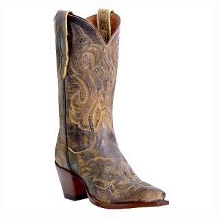 Womens DAN POST 11 El Paso Snip Toe Cowboy Boots DP3247  