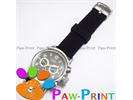 NEW DATE WEEK Automatic Mechanical Mens Black Silicon Wrist Watch 12 