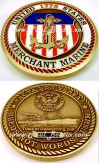 US Merchant Marines USMM Navy Sealift Command   GEOCOIN  