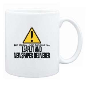  New  The Person Using This Mug Is A Leaflet And Newspaper 