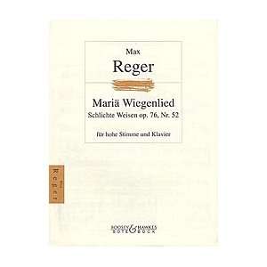  Mari Wiegenlied, Op. 76, No. 52 High Voice Sports 