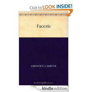Facezie (Italian Edition) Ludovico Carbone  Kindle Store