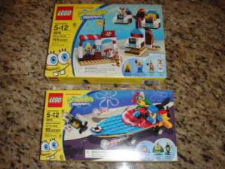 LEGO SPONGE BOB SETS 3815 + 3816 (7) Mini figs NIB  
