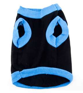 Black & blue Tatoo Sweatshirt Shirt Vest Small Dog Clothes Apparel XS 