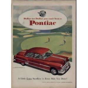   cant beat a PONTIAC  1951 Pontiac Ad, A2712 