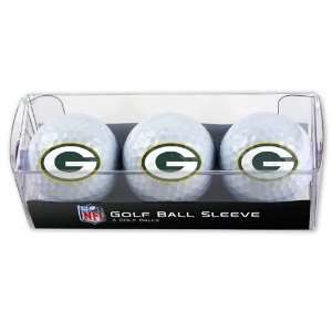  Green Bay Packers Golf Balls   3 pc sleeve Everything 