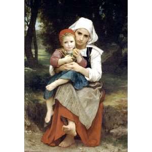  FRAMED oil paintings   William Adolphe Bouguereau   24 x 