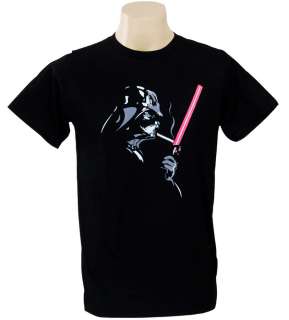 Banksy Cool Darth Vader Smoke Cigar Indie T Shirt Sz M  