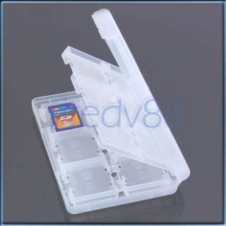   Plastic SD TF Game Card Storage Case for Nintendo 3DS  
