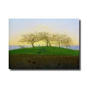  Hills And Ploughed Fields Near Dresden Giclee Print