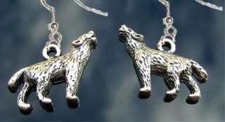 WEREWOLF WOLF HOWLING EARRINGS @ Gothic Costume Jewelry  