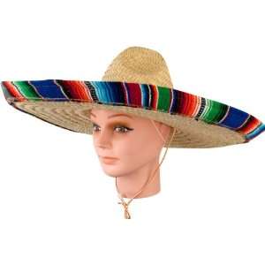 Adult Mexican Sombrero Hat with Serape Band Toys & Games