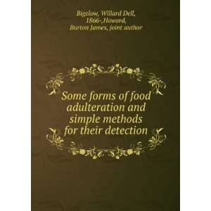 Some forms of food adulteration and simple methods for their detection 