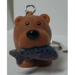  ALASKA POOPING BROWN BEAR Squeeze Me Key Chain Toys 