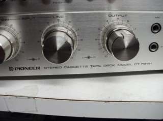 Vintage Pioneer CT F9191 High End Cassette Deck Recorder Player  