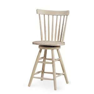  Whitewood Copenhagen swivel stool   24 SH  Seating stools 