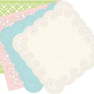 Martha Stewart Crafts Die Cut Pack Glitter, 6 Sheets, 12 by 12 Inches
