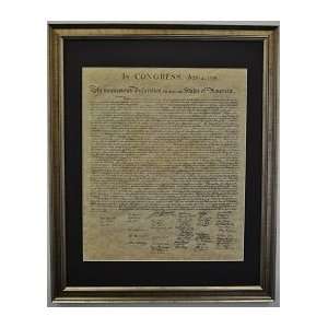  Framed Declaration of Independence