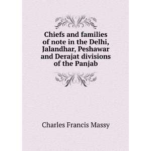  and Derajat divisions of the Panjab Charles Francis Massy Books