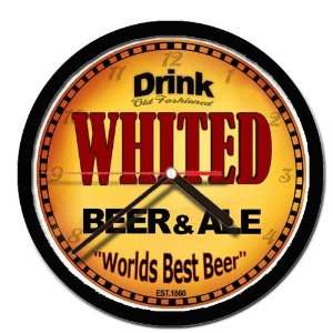  WHITED beer and ale cerveza wall clock 