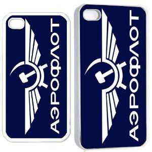  aeroflot soviet airlines iPhone Hard Case 4s White Cell 