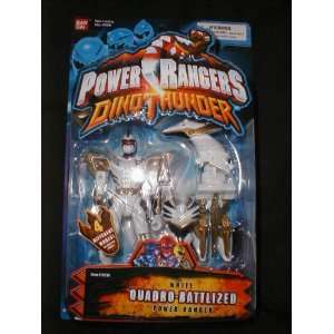   Rangers Dino Thunder White Quadro Battlized Power Ranger Toys & Games
