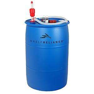 Shelf Reliance BPA Free 55 gallon Barrel Water Storage System Food 