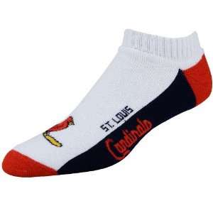   Cardinals White (516) 6 10 Team Logo Ankle Socks