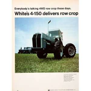  1975 Ad White Tractor Machine Farm Oak Brook Illinois 