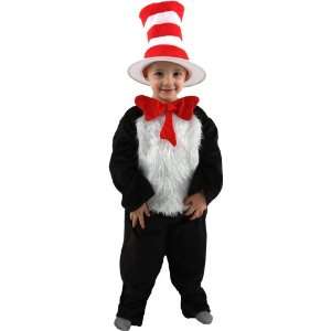   Hat   The Cat in the Hat Toddler / Child Costume / Black/White   Size
