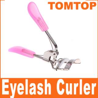 Pink Handle Eye Curling Eyelash Curler Clip Beauty Tool  