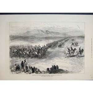  1879 Afghan War Jellalabad Horses Cheers Old Print