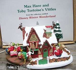 Danbury Mint Disney Winter Wonderland Hare & Tortoise  