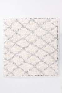 New Anthropologie Wingspan Duvet Cover Queen Size Ivory  