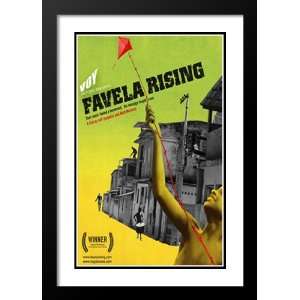  Favela Rising 20x26 Framed and Double Matted Movie Poster 