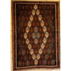  5x7 Hand Knotted Afshar Persian Rug   53x77